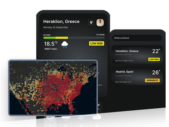 Heat Stress impact illustration